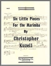 SIX LITTLE PIECES FOR THE MARIMBA cover